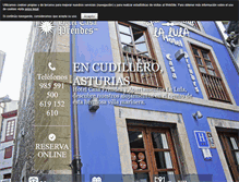 Tablet Screenshot of hotelcasaprendes.com